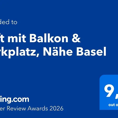 شقة Loft Mit Balkon & Parkplatz, Naehe Basel